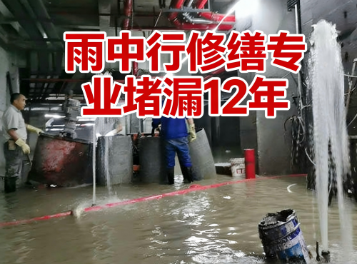 怀化地下室防水堵漏案例